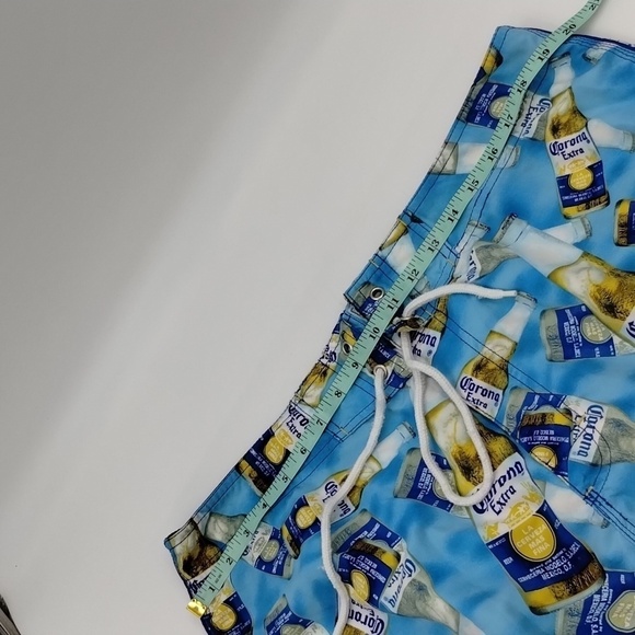 Corona Extra Official Mens Swim Trunks/Board Shorts w/Pocket Size 38 - Picture 7 of 8